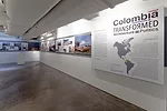 Installation view of <em>Colombia Transformed: Architecture=Politics</em>.