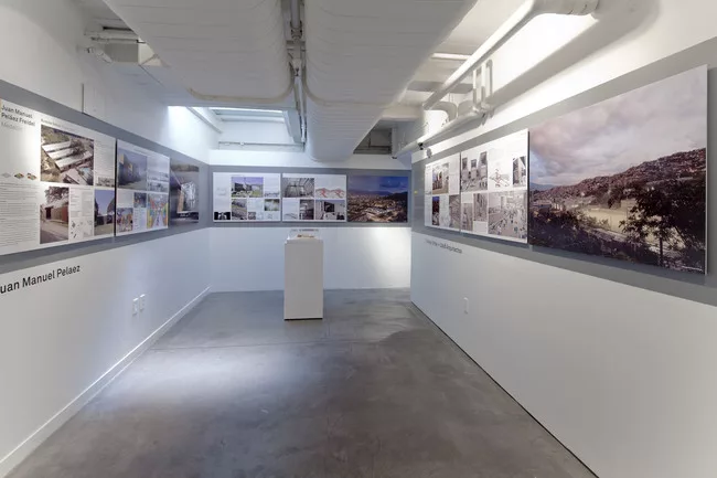 Work by Juan Manuel Pelaez and Felipe Uribe shown in the exhibition.