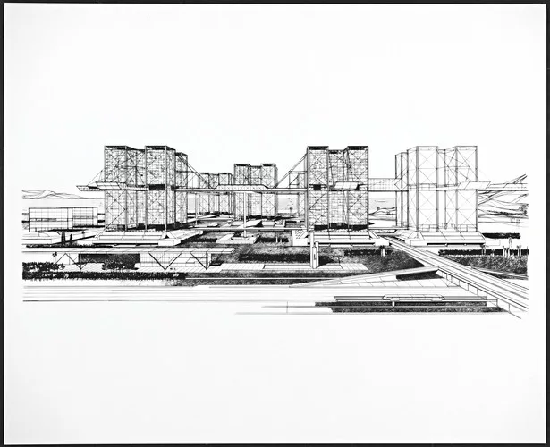 Harlan Georgescu <br />Skylots, 1965-67