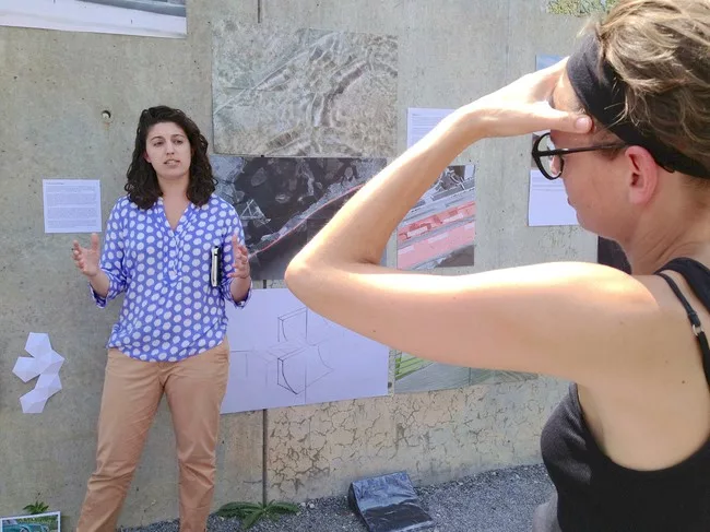 Catherine Joseph presents her plan to redesign the Rockaway peninsula.<br />