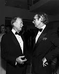 Meier at the opening of Atlanta's High Museum of Art with President Jimmy Carter.