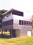 Architects Michael Schwarting and Frances Campani run the Aluminaire House Foundation and are proposing that the house be rebuilt in the historic Sunnyside Gardens neighborhood of Queens, New York. Th