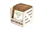 <strong>FreshPaper</strong><br />FreshPaper, by Fenugreen is an organic sheet of paper that keeps fruits and vegetables fresh, no refrigeration necessary. The paper, inspired by a recipe from designer