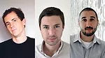 <em>Screen Play</em>, a proposal by Collective-LOK—a team comprised of Jon Lott, William O’Brien Jr., and Michael Kubo (from left to right)—experiments with transparent partitions to