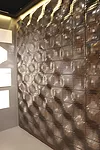 <strong>Kaza Concrete</strong><br /><a href='http://www.kazaconcrete.com' target='_blank'>Kaza Concrete</a> had a jaw-dropping booth at the 100% Design show featuring the manufacturer’s new Myst