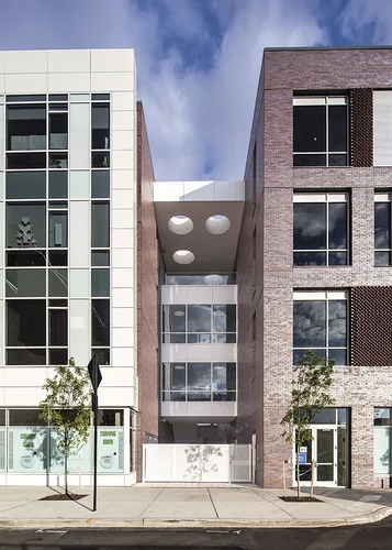 A rendering of Teachers Village, an ambitious 14-block, mixed-use development in Newark, New Jersey, for which Richard Meier & Partners Architects developed the master plan.