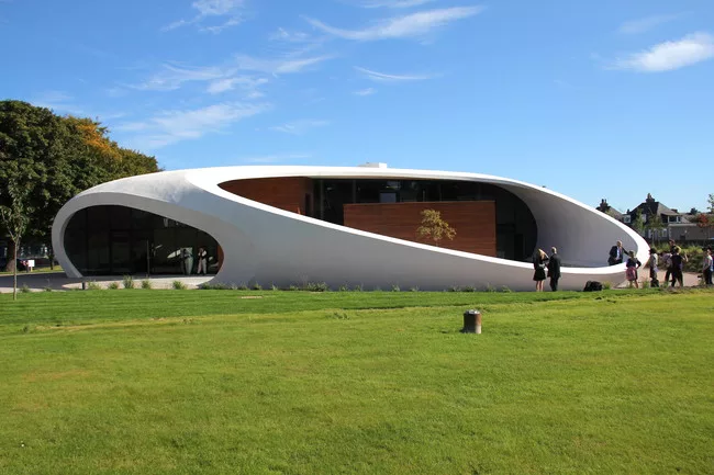 A Maggie's Centre, designed by Snøhetta, opened in Aberdeen, Scotland, on September 23.