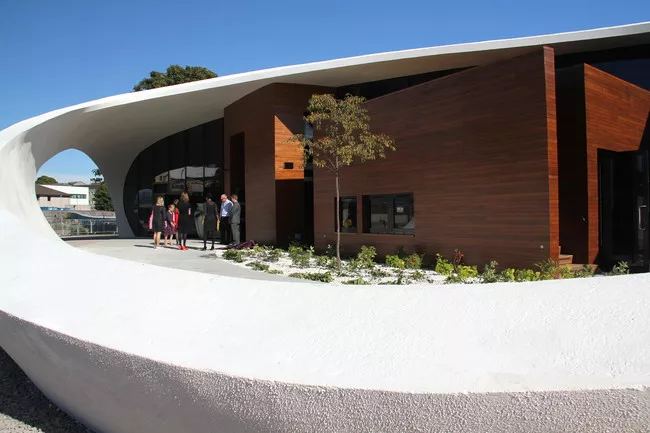 A Maggie's Centre, designed by Snøhetta, opened in Aberdeen, Scotland, on September 23.