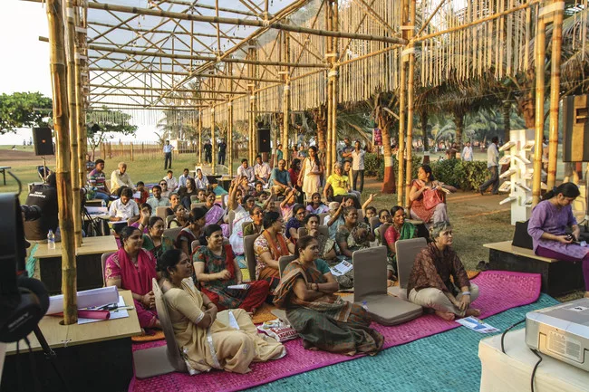 The BMW Guggenheim Lab in Mumbai.