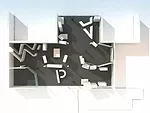 Rendering for Frieze Projects space