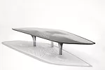 Liquid Glacial 'Smoke' Coffee Table (2012)<br />Zaha Hadid<br />Patrick Schumacher
