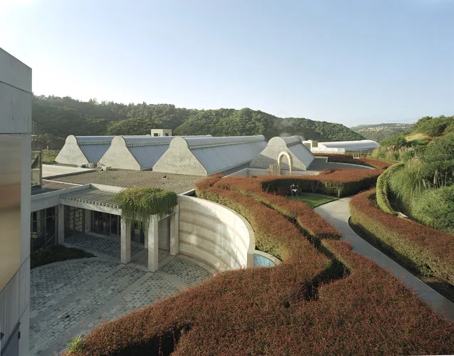 Founders Courtyard and Museum rooflines
