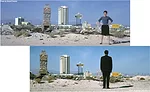 Top photo: Taken by Robert Venturi, November 1966 in Las Vegas, Nevada <br />Bottom photo: Taken by Denise Scott Brown, November 1966 in Las Vegas, Nevada