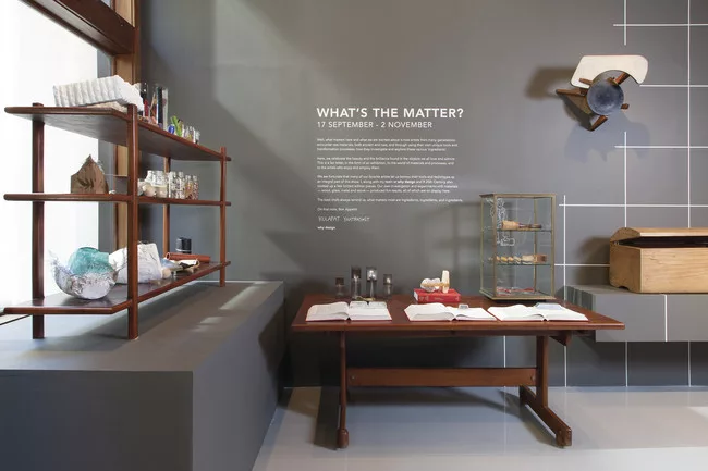 Installation view of <em>What’s the Matter?</em>, curated by Kulapat Yantrasast, at R 20th Century gallery in New York, through November 2.