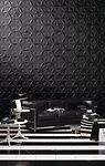 Colorful mosaics line Bisazza introduced its first ceramic tile  collections at this year’s Cersaie. Minimal designs by Antonio Citterio  and Patricia Viel were juxtaposed with Marcel Wanders' p