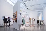 Part of the 2013 <em>Queens International</em> exhibition, which runs through January 19, installated in one of the museum's smaller perimeter galleries.