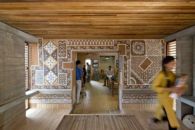 Hunnarshala's office in Bhuj, India.