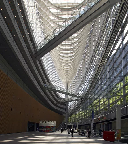A range of existing facilities will be used for the 2020 Summer Olympic and Paralympic games, including Rafael Viñoly’s Tokyo International Forum, a civic complex completed in 1996.