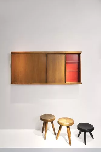 Charlotte Perriand<br />Bathroom cabinet (1959)<br />Oak  <br />Provenance: Jean and Huguette Borot’s house, Paris