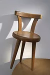 Charlotte Perriand<br />Desk chair (1947)<br />BCC edition (Bureau Central de Construction)<br />Pine tree<br />Provenance: Jean and Huguette Borot’s house, Paris<br />