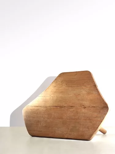 Charlotte Perriand<br />Six angled table (1950)<br />Wood<br />Provenance: The Coquatrix apartment, Paris<br />