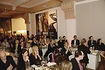 Attendees at a dinner hosted by developer David Martin at the Wolfsonian-FIU Museum. The dinner was organized in part by Terry Riley, the former Museum of Modern Art curator, who recently helped Marti