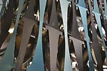 A detail of DO/SU Studio Architecture's commissioned thermo-bimetal work. “It’s like a sculpture by itself,” says Kouo. ”But as an architect, I can see that sculpture as being 