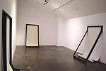 What may look like a blank canvas loosely hung on solid frame is Amorphis’s challenge to be more mindful and questioning. Created with designer Matthew Au, the slouched canvases reflect the slig