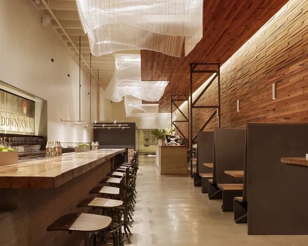 <p><strong>For Interior Architecture:</strong></p><p><a href='http://archrecord.construction.com/projects/recordinteriors/2011/bar-agricole.asp' target='_blank'>Bar Agricole</a><br />Aidlin Darling De