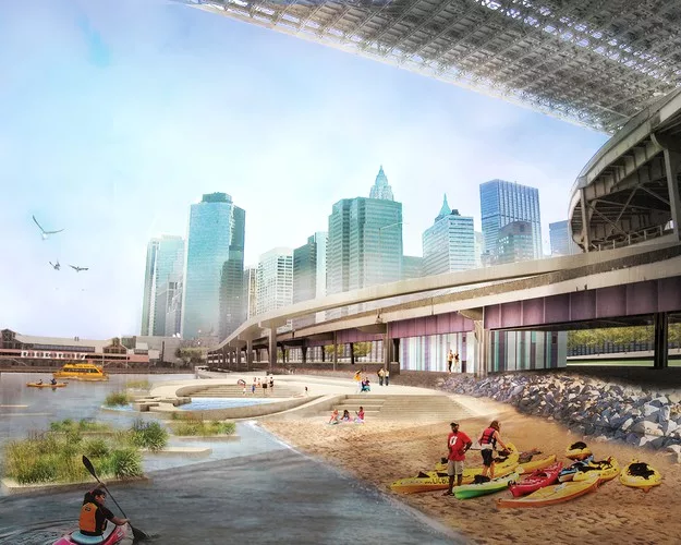<p><strong>For Regional and Urban Design:
</strong></p><p>The East River Blueway Plan
<br />WXY architecture + urban design<br />New York City</p>