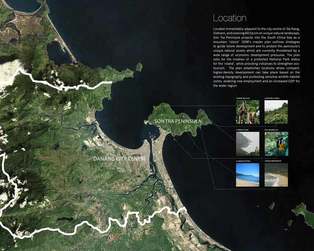 <p><strong>For Regional and Urban Design:</strong></p><p>Son Tra Peninsula Strategic Vision Plan
<br />Skidmore, Owings & Merrill LLP<br />
Da Nang, Vietnam</p>