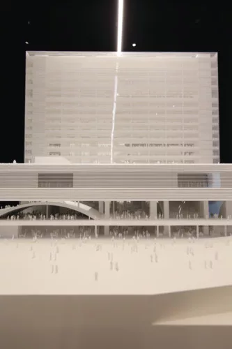 Herzog & de Meuron’s design for the M+ museum in Hong Kong.