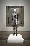 A suit by Gary Graham of engineered Jacquard and digitally printed cotton twill.