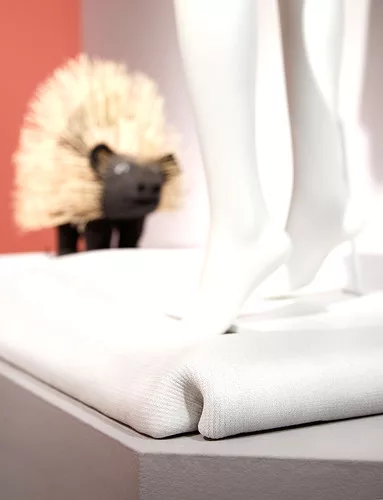 A New Mexican porcupine sculpture influenced Jean Yu's couture.