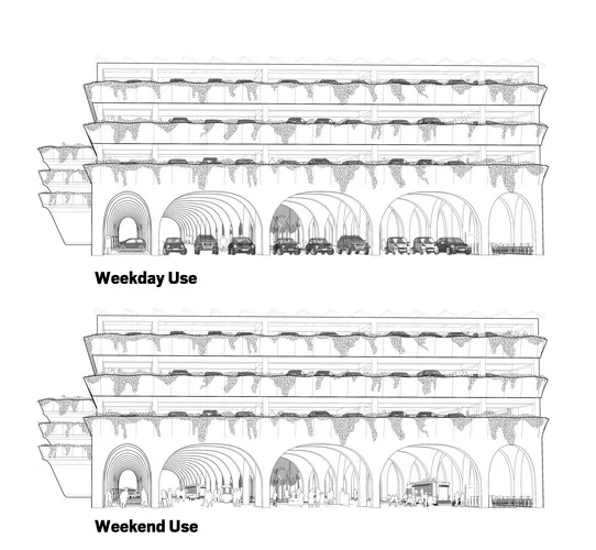 Utile Inc.'s scheme, 'Civic Arches,' for Rockville Centre.