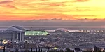 View of the Coastal Cluster of Olympic venues in Sochi