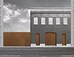 A rendering of Andrew Berman's addition to and renovation of SculptureCenter's building, a 1908 former trolley repair shop in New York City.