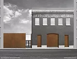A rendering of Andrew Berman's addition to and renovation of SculptureCenter's building, a 1908 former trolley repair shop in New York City.