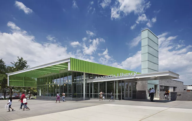 The Anacostia Library in Washington, D.C. by The Freelon Group and R. McGhee &amp; Associates.