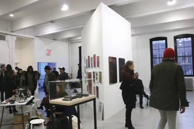 Andrew Feuerstein and Bret Quagliara designed a configuration of temporary exhibition spaces for the Independent Art Fair, which runs March 7-9 in New York City.