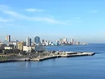 View of the Vedado district from the Fortaleza de San Carlos de la Cabaña.