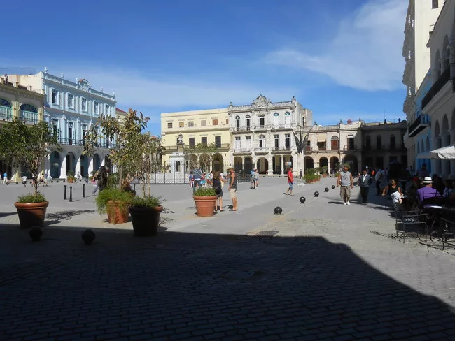 Plaza Vieja in Old Havana.