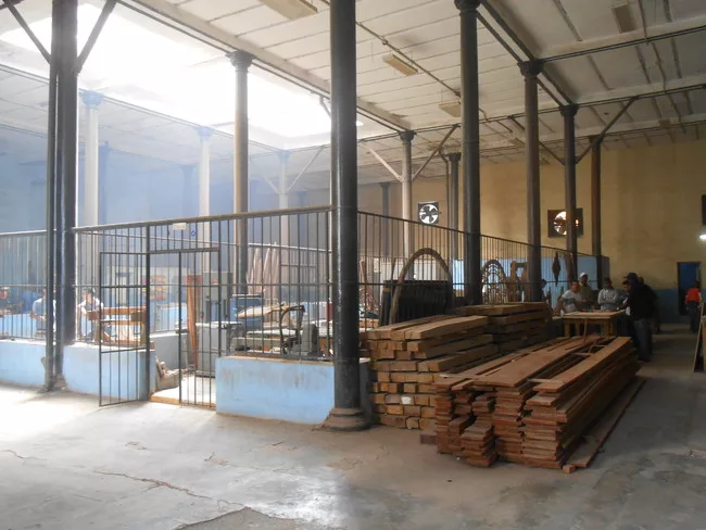 Wood workshop operated by the Office of the City Historian.