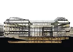In July 2012, Dominique Perrault Architecture won a competition to  transform France's biggest post office into a mixed-use municipal and  commercial facility. The Poste Centrale du Louvre (Central Po