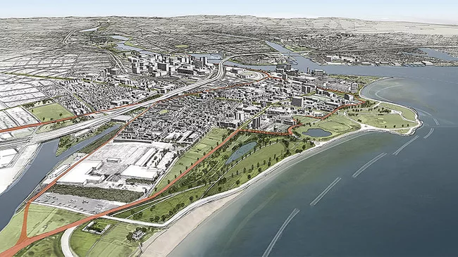 A team led by Waggonner & Ball and unabridged Architecture brought Hurricane Katrina experience to bear in Bridgeport, Connecticut, by leveraging the economic-development potential of the fading i