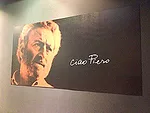 A tribute to B&amp;B founder Piero Busnelli at its showroom. Busnelli died in January.