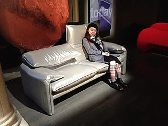 A new version of Vico Magistretti's Maralunga sofa at Cassina, celebrating the 40th anniversary of its launch.