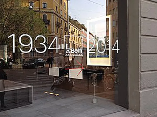 Boffi celebrates its 80th anniversary.