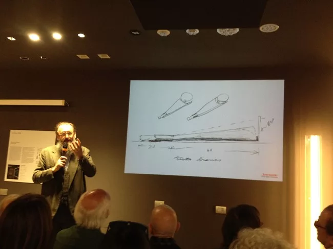 Michele de Lucchi talks about his new design for Artemide.