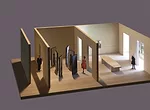 A maquette of the Fuksases' installation for <em>Where Architects Live</em>.